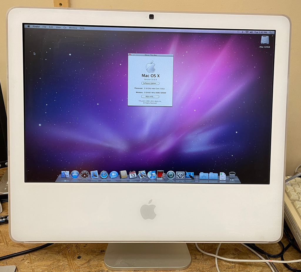 Apple iMac 20インチ OS X 10.6.8 - デスクトップ型PC