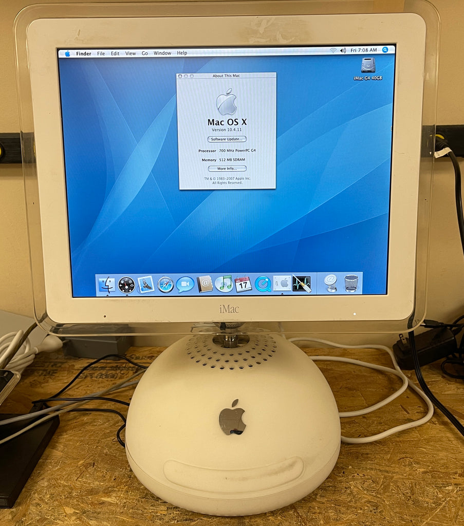 Apple iMac G4 Flat Panel 15-inch 700MHz (M8672LL/A) – UNICOM 