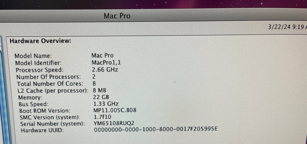 初期型Mac pro 2006 CPU Quad2.66 GHz 8コア Mac Pro 2006-2008 (First Generation) Repair Help: Learn How