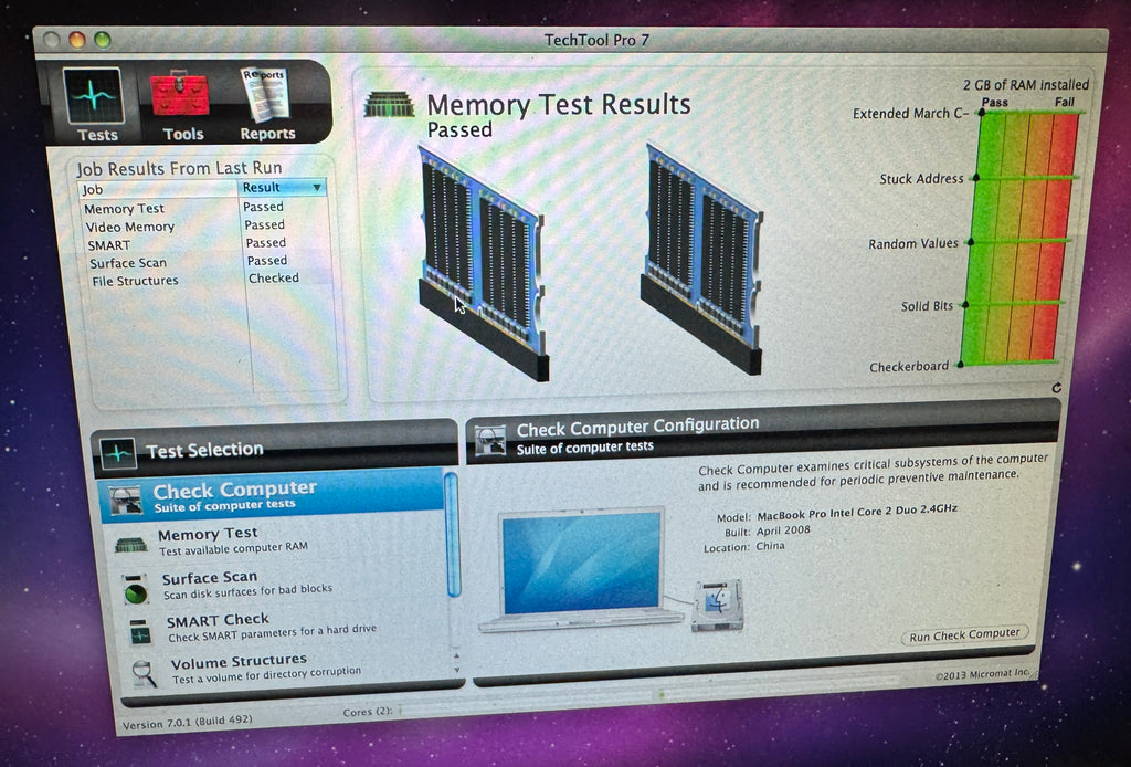 Apple MacBook Pro 15-inch Mid/Late 2007 2.4GHz Intel Core 2 Duo