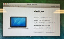 Apple MacBook Unibody Aluminum 13-inch April 2009 2GHz Intel Core 2 Duo (MB466LL/A)
