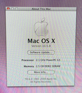 Apple iMac G5 20-inch iSight 2.1GHz (MA064LL/A)