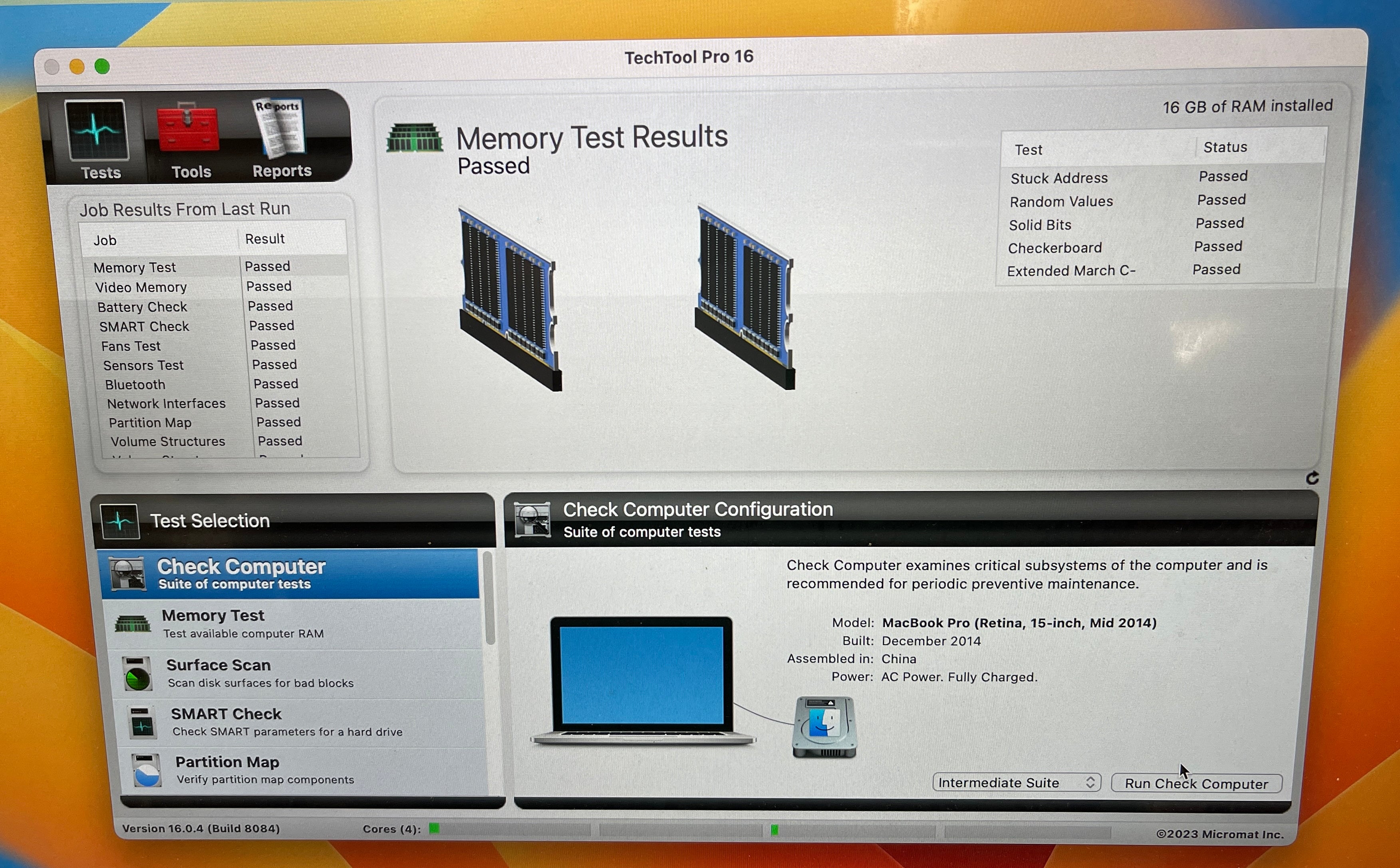 Apple MacBook Pro Retina 15-inch Mid 2014 2.5GHz Quad-Core Intel
