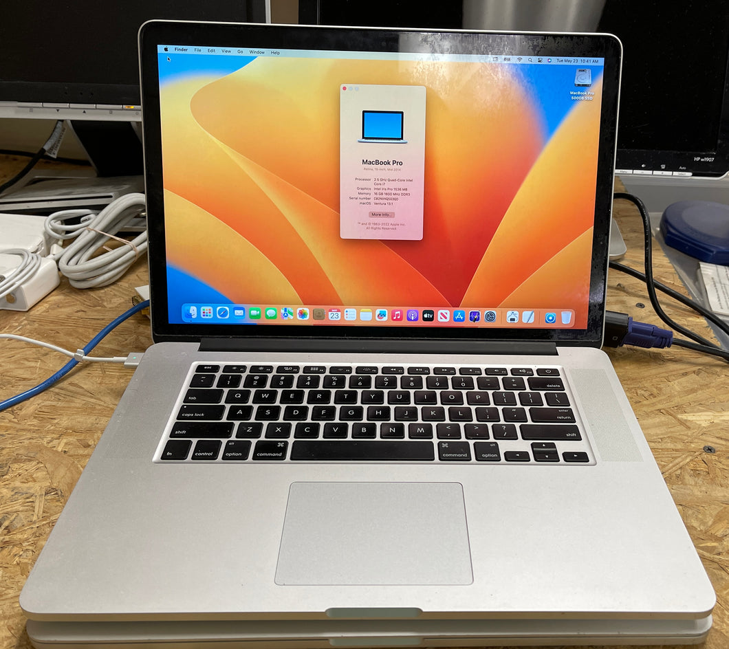 Macbook Pro 2.5ghz Quad Core Mid 2014
