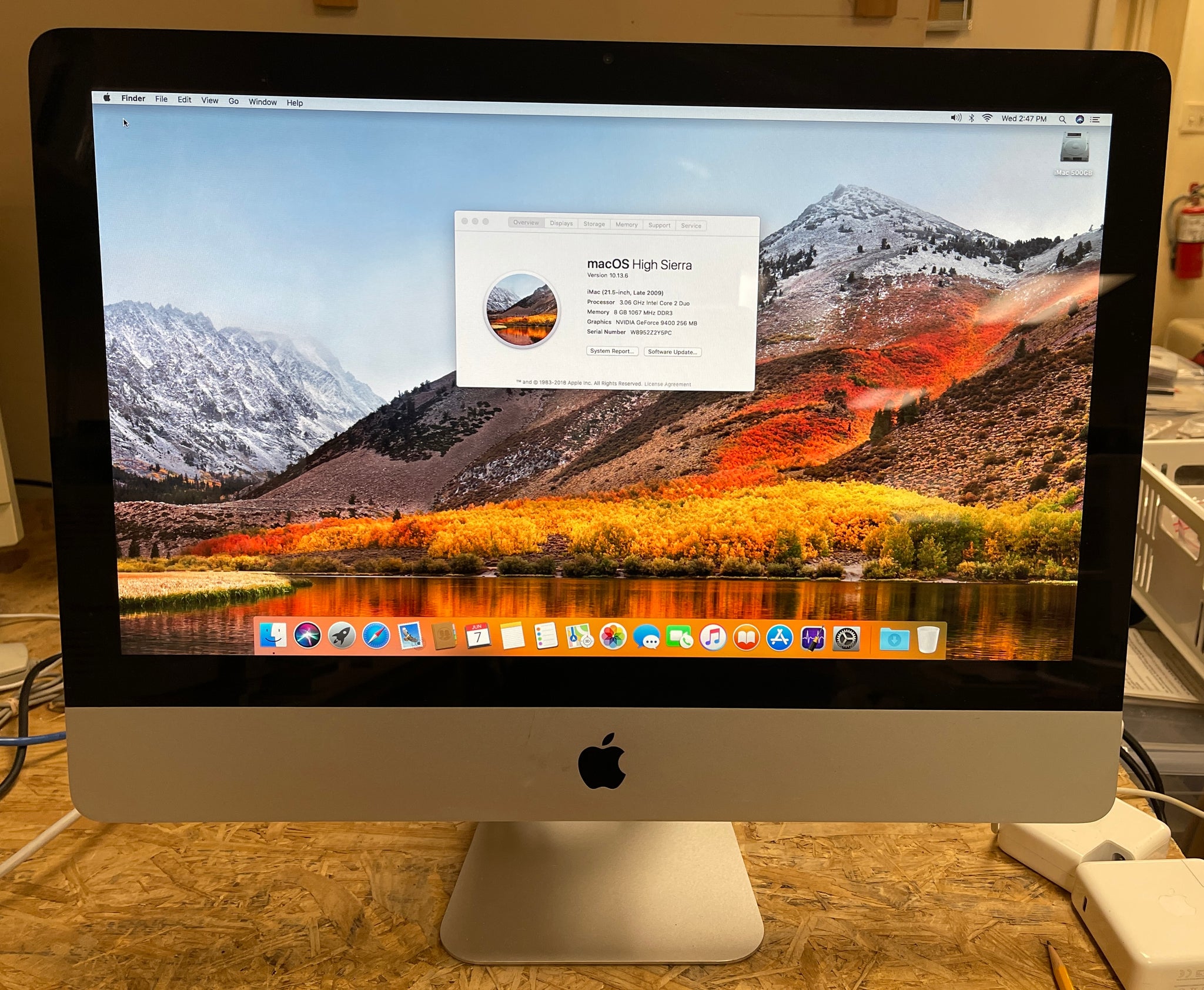 iMac 21.5inch Late 2012 本体＆キーボード＆タッチパッド 