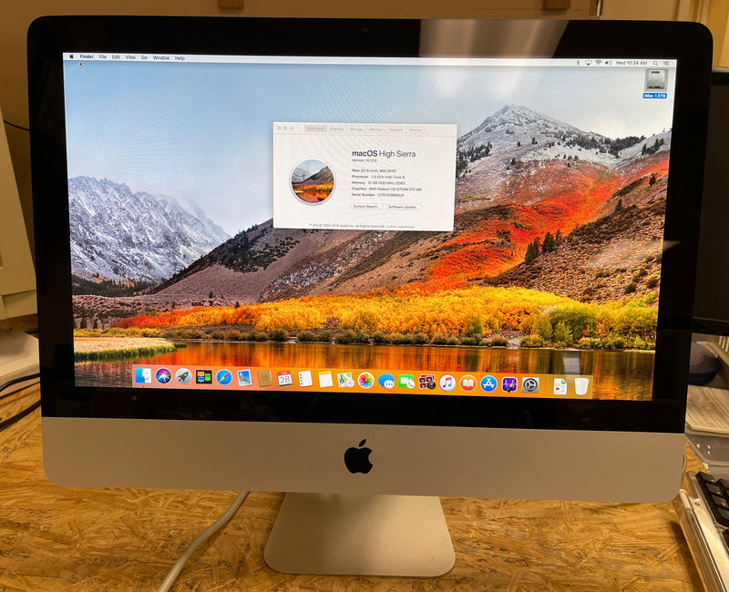 Apple iMac 21.5-inch Mid 2011 2.5GHz Intel Core i5 (MC309LL/A)