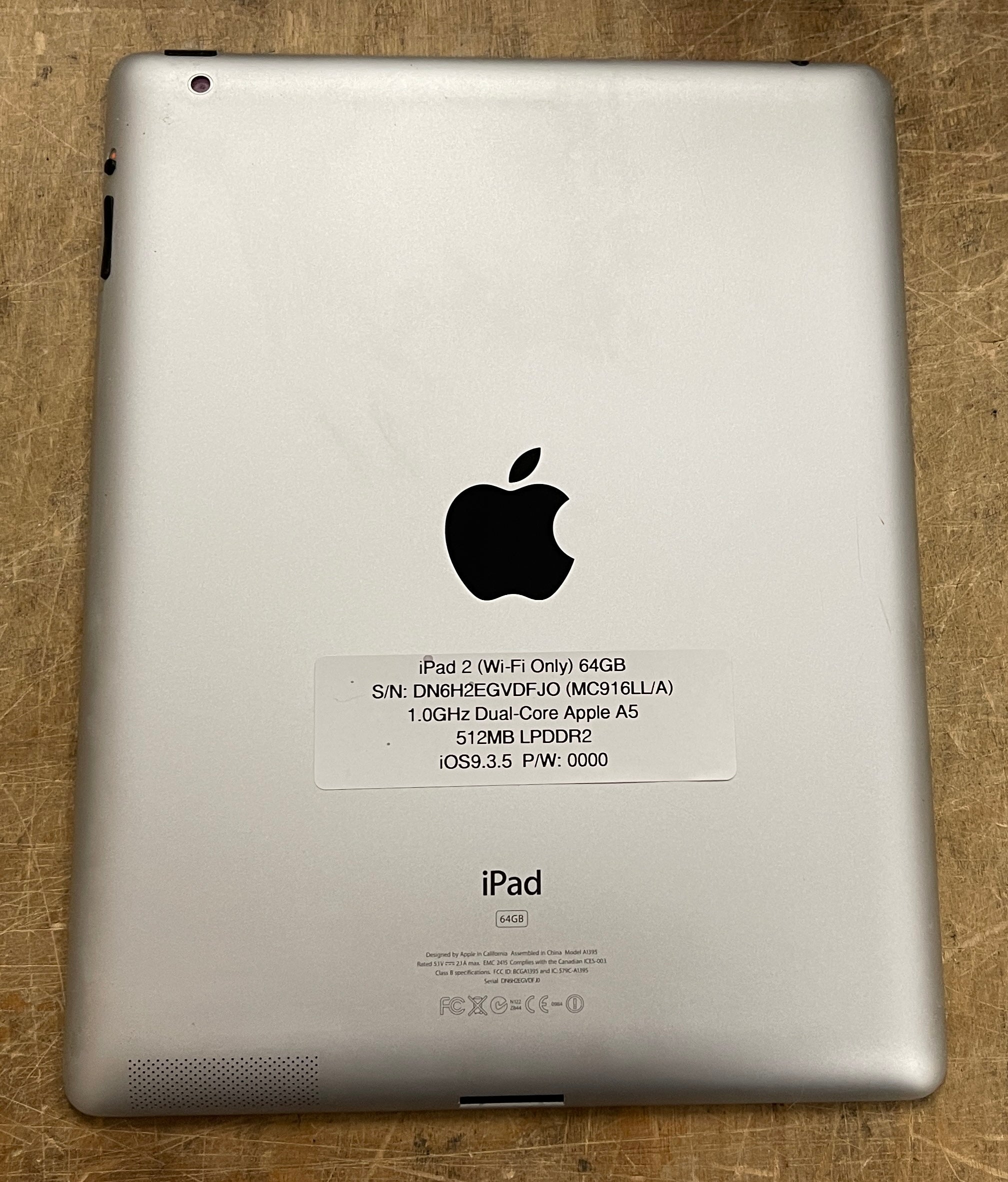 Apple iPad 2 (Wi-Fi Only) 64GB (MC916LL/A) – UNICOM, Inc.