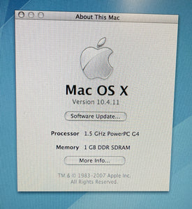 Apple PowerBook G4 17-inch August 2004 1.5GHz (M9462LL/A)