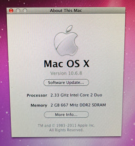 Apple MacBook Pro 15-inch Late 2006 2.33GHz Intel Core 2 Duo (MA610LL)