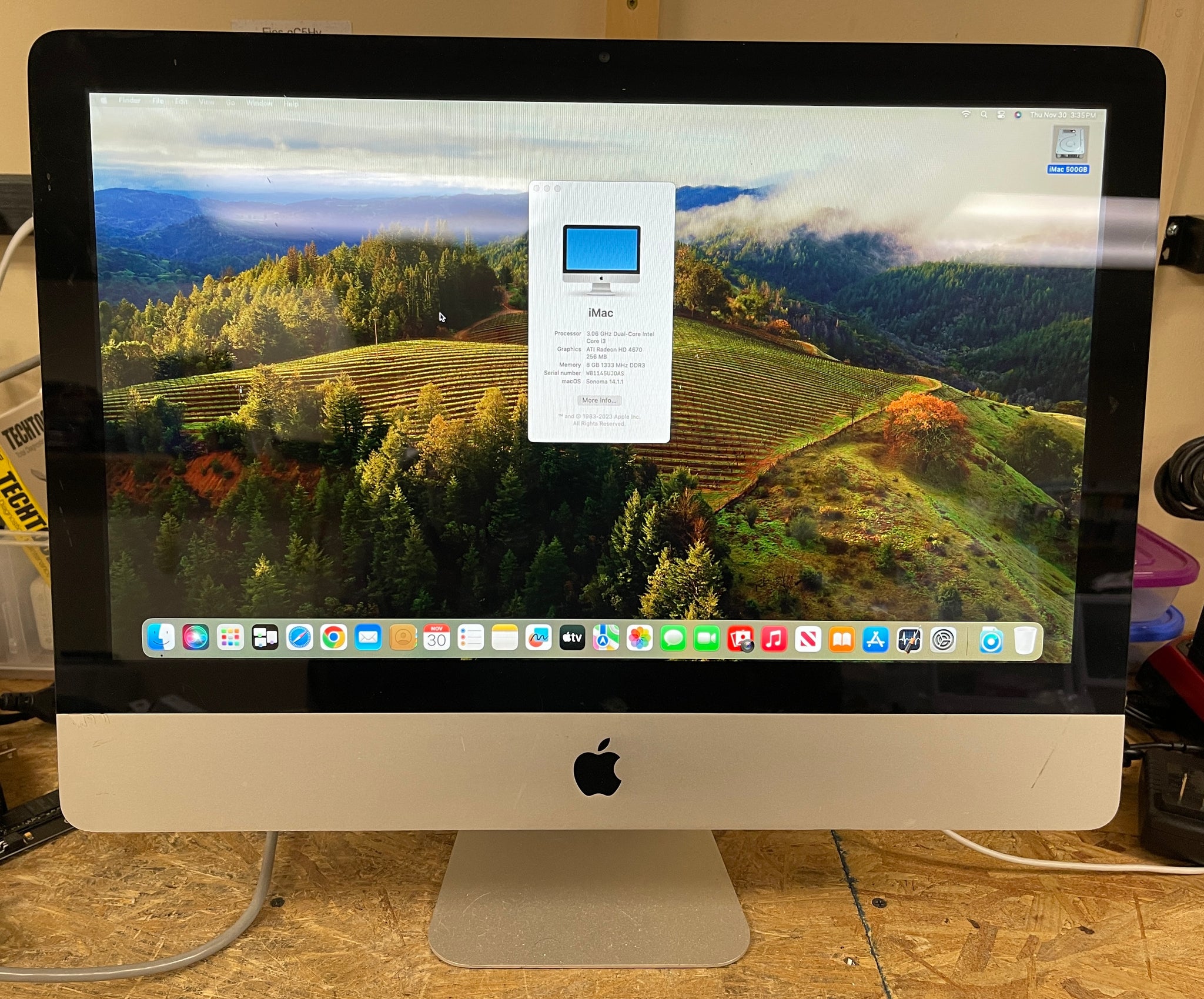 Apple iMac 21.5-inch Mid 2010 3.06GHz Intel Core i3 (MC508LL/A 