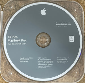 Apple MacBook Pro 13-inch Early 2011 Install DVD