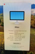 Apple iMac 21.5-inch April 2013 2.7GHz Quad-Core Intel Core i5 (MD093LL/A)
