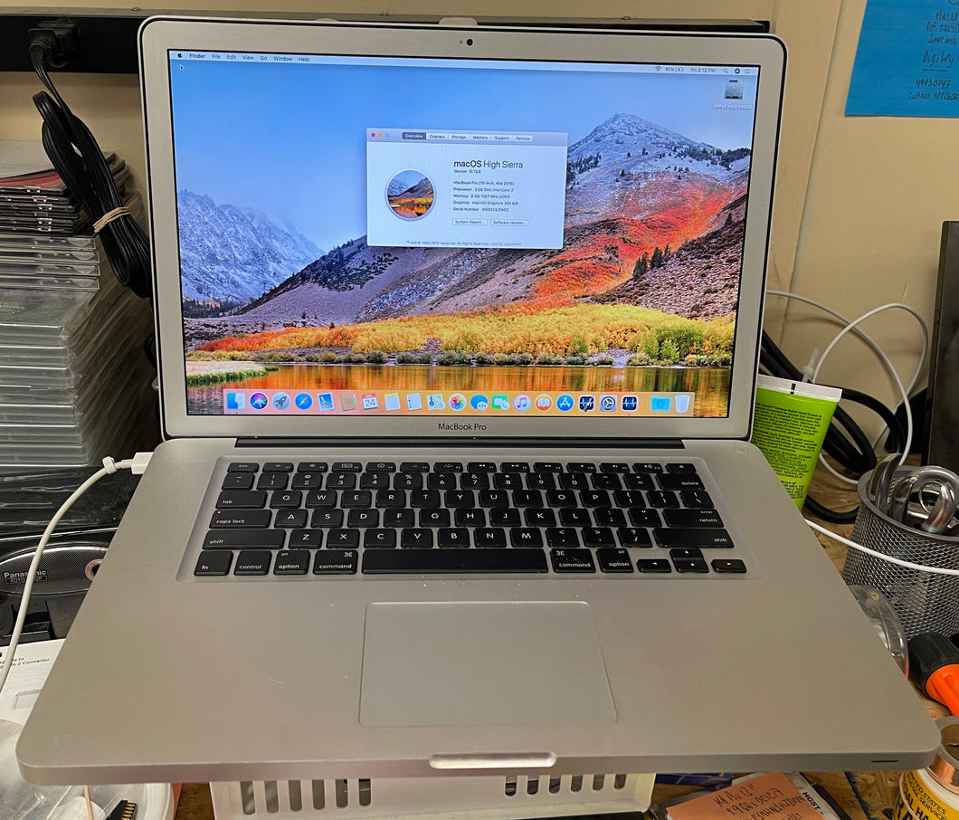 Apple MacBook Pro 15-inch Mid 2010 2.66GHz Intel Core i7
