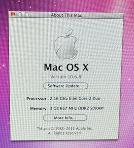 Apple iMac 20-inch Late 2006 2.16GHz Intel Core 2 Duo (MA589LL)