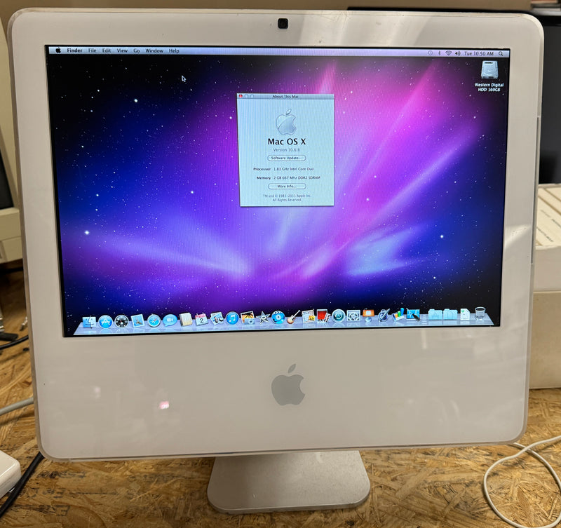 Apple iMac Early 2006 MA199J/A CoreDuo 17インチ 液晶一体型 MacOS 10.6.8 中古 Macintosh iMac MA199J⁄A Apple アップル Macintosh 17インチ Apple iMac Early