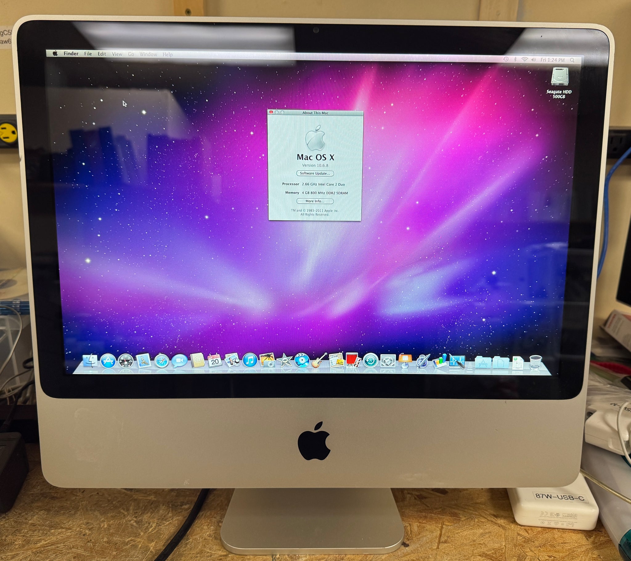 Apple iMac 20-inch Early 2008 2.66GHz Intel Core 2 Duo (MB324LL/A) –  UNICOM, Inc.