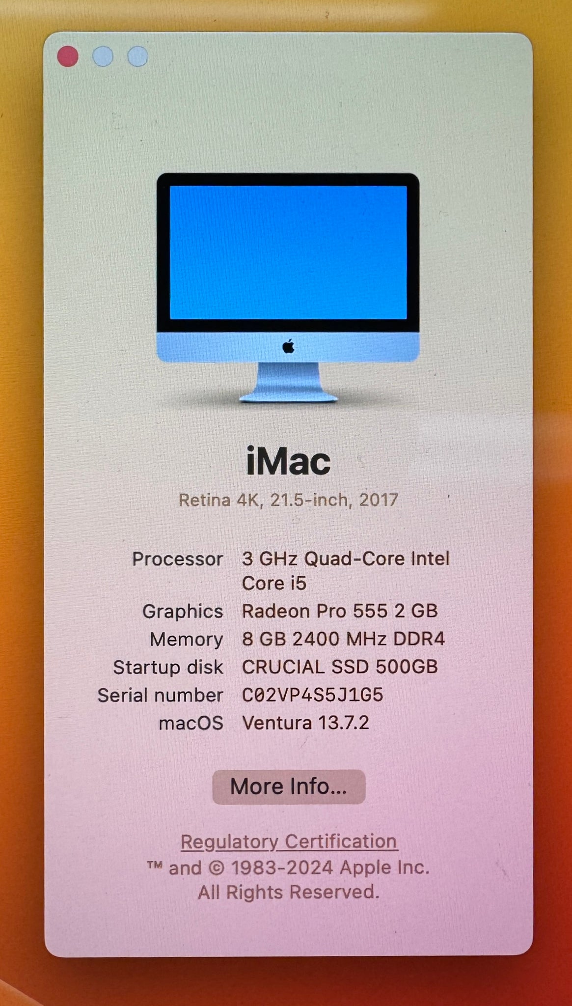 Apple iMac Retina 4K 21.5-inch November 2017 3GHz Quad-Core ICi5 (MNDY –  UNICOM, Inc.