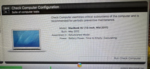Apple MacBook Air 13-inch Mid 2011 1.7GHz Intel Core i5 (MC965LL/A)