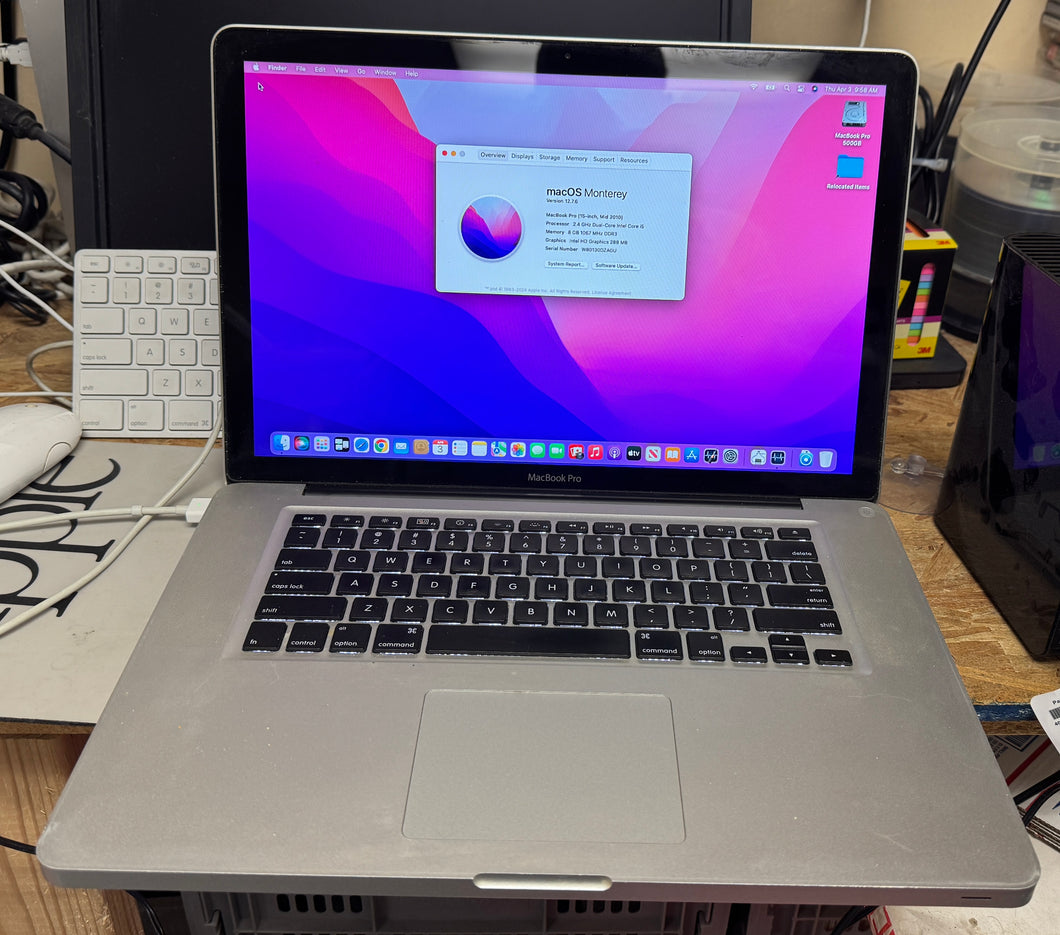 Apple MacBook Pro 15-inch March 2010 2.4GHz Dual-Core Intel Core i5 (MC371LL/A)
