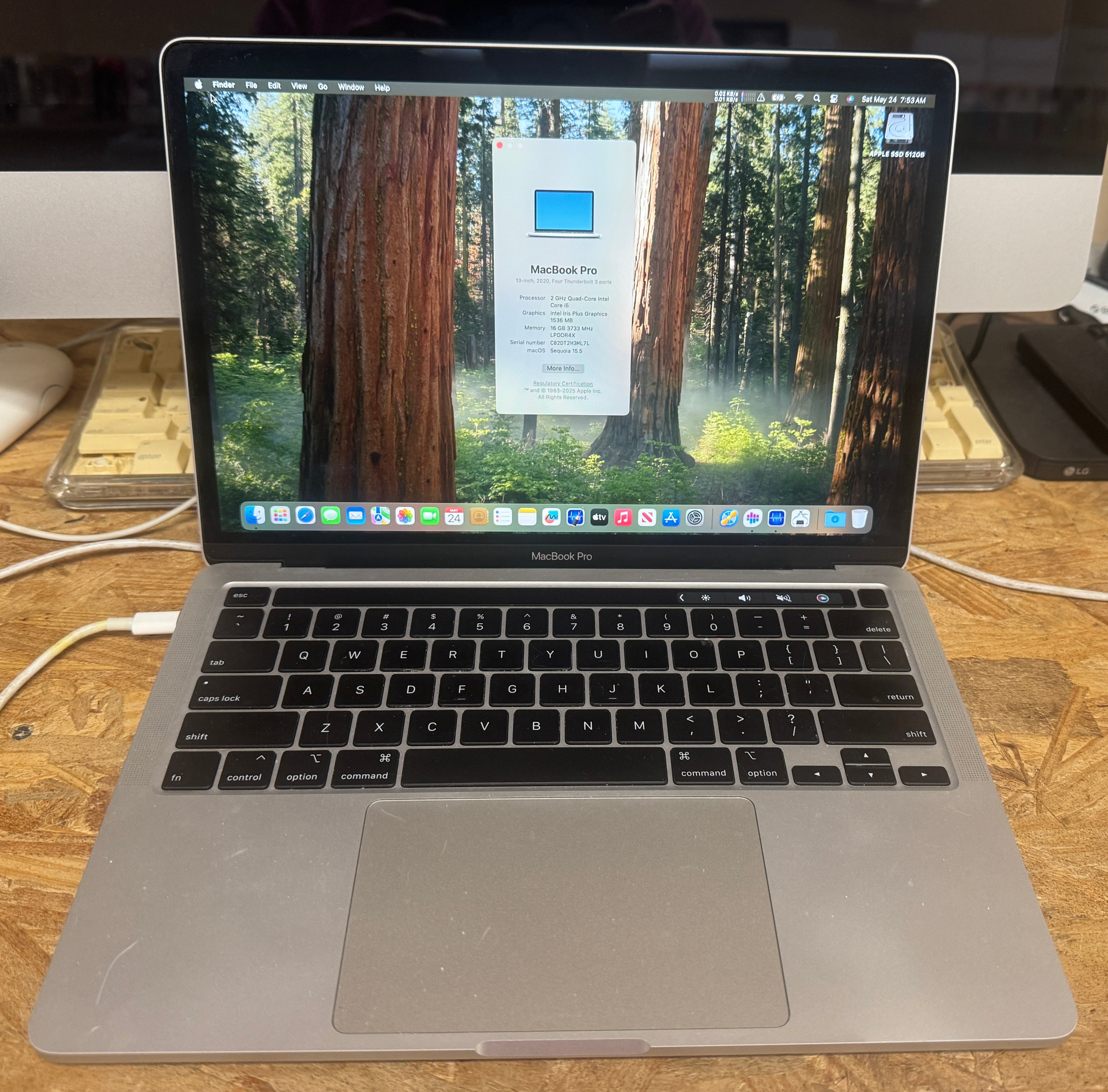 Apple MacBook Pro 13-inch December 2020 4T3 ports 2.0GHz