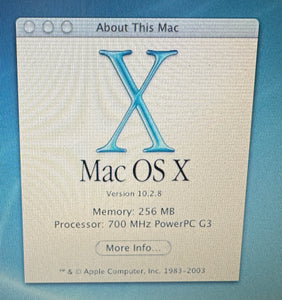 Apple iBook G3 14-inch 16VRAM-Tr May 2002 700MHz (M8603LL/A)