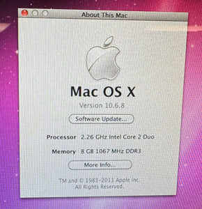 Apple MacBook 13-inch Late 2009 2.26GHz Intel Core 2 Duo (MC207LL/A)
