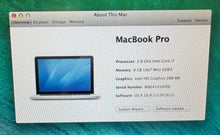 Apple MacBook Pro 15-inch Mid 2010 2.8GHz Intel Core i7 (MC847LL/A)