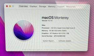 Apple iMac 27-inch August 2010 2.8GHz Quad-Core Intel Core i5 (MC511LL/A)