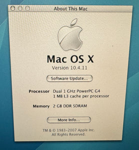 Apple Power Mac G4 MDD December 2002 Dual 1GHz (M8689LL/A)