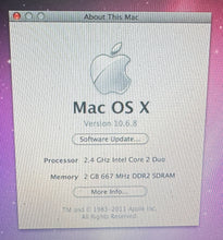 Apple MacBook 13-inch Black April 2008 2.4GHz Intel Core 2 Duo (MB404LL/A)