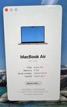 Apple MacBook Air 13-inch M2, 2022 (MLXX3LL/A)