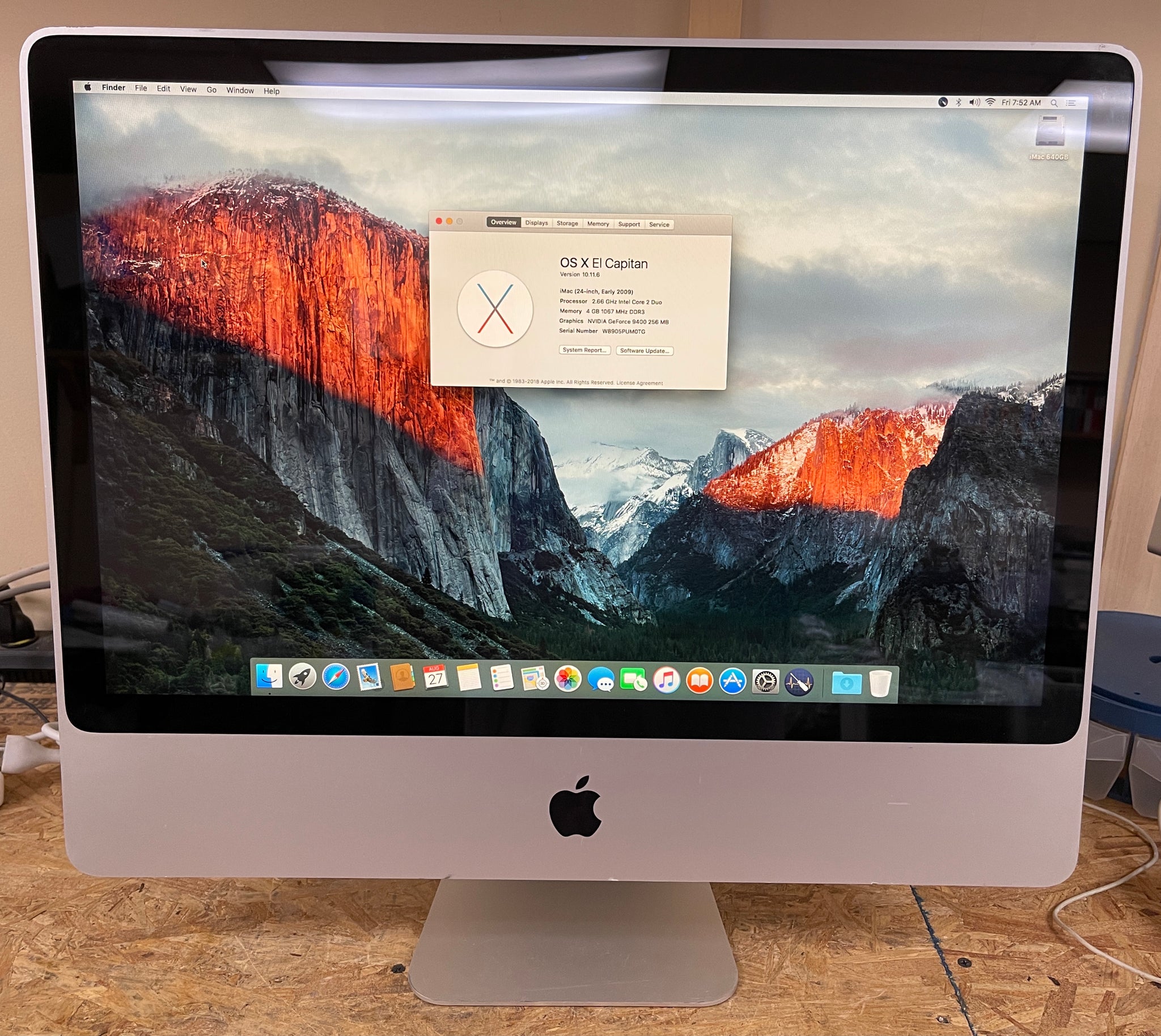 Apple 24050911 Apple 一体型PC iMac 24-inch Eraly 2009 Core 2 Duo 2.66/4G