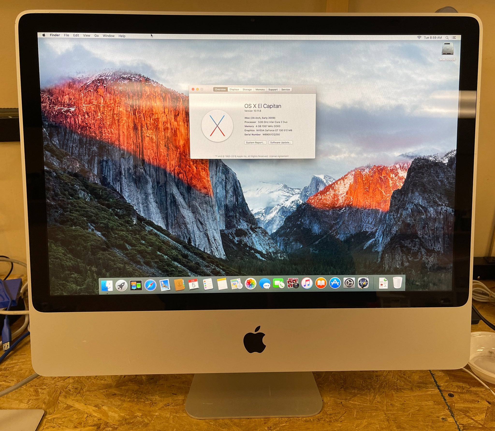 逸品】 iMac APPLE Macデスクトップ 24-inch 2009 Early Mac 