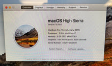 Apple MacBook Pro 15-inch Early 2011 2GHz Intel Core i7 (MC721LL/A)