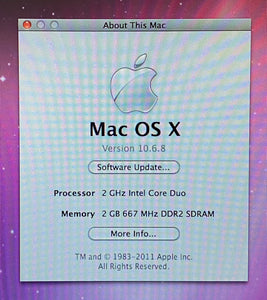 Apple MacBook Pro 15-inch 2GHz Intel Core Duo (MA464LL/A)
