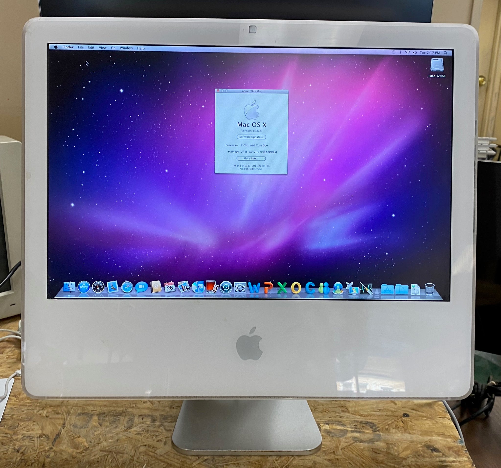 品数豊富！ iMac 2006年20インチ メモリ2GB parallels3.0有り 