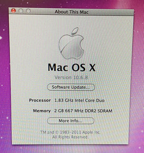 Apple iMac 17-inch Early 2006 1.83GHz Intel Core Duo (MA199LL)