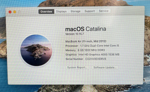Apple MacBook Air 11-inch June 2012 1.7GHz Intel Core i5 (MD223LL/A)