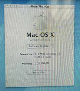 Apple Power Mac G4 Quicksilver 2002 March 2002 933MHz (M8666LL/A)