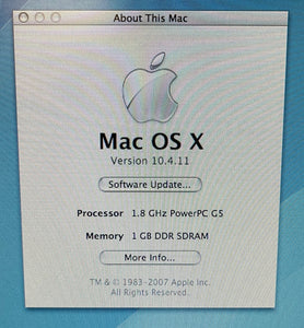 Apple iMac G5 17-inch March 2005 1.8GHz (M9249LL/A)