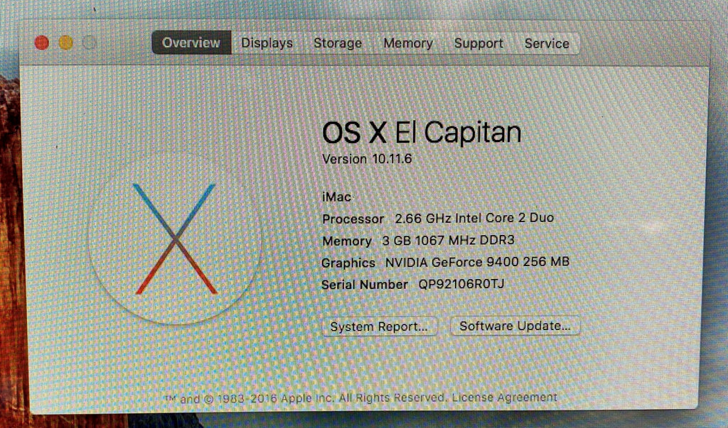 Apple iMac 24-inch May 2009 2.66GHz Intel Core 2 Duo (MB418LL/A